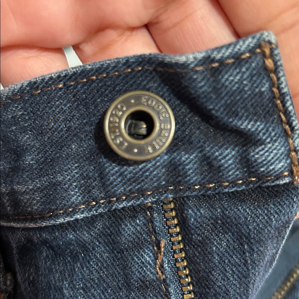 EDDIE BAUER MENS BOOT CUP BLUE JEANS Sz 30/32 - Picture 10 of 10